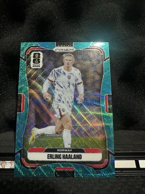 World Cup Prizm Erling Haaland Teal wave prizm /99