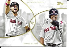2019 Topps On Demand Dynamic Duals - Rafael Devers, Michael Chavis #6 /850 (RC)