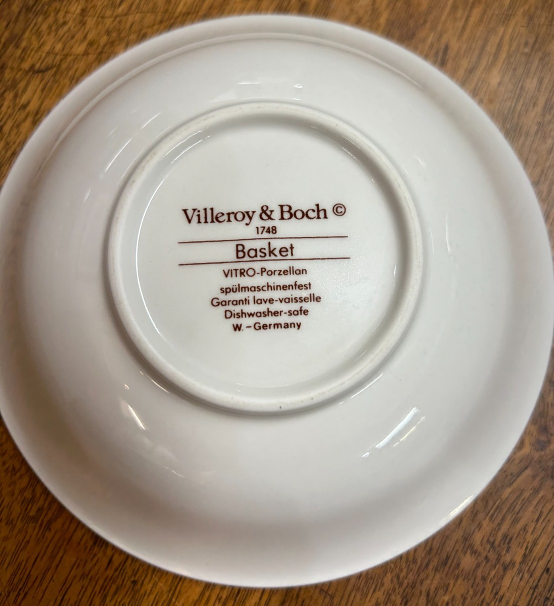 Villeroy & Boch Basket Pattern Plates, Platters, Bowls & More- You