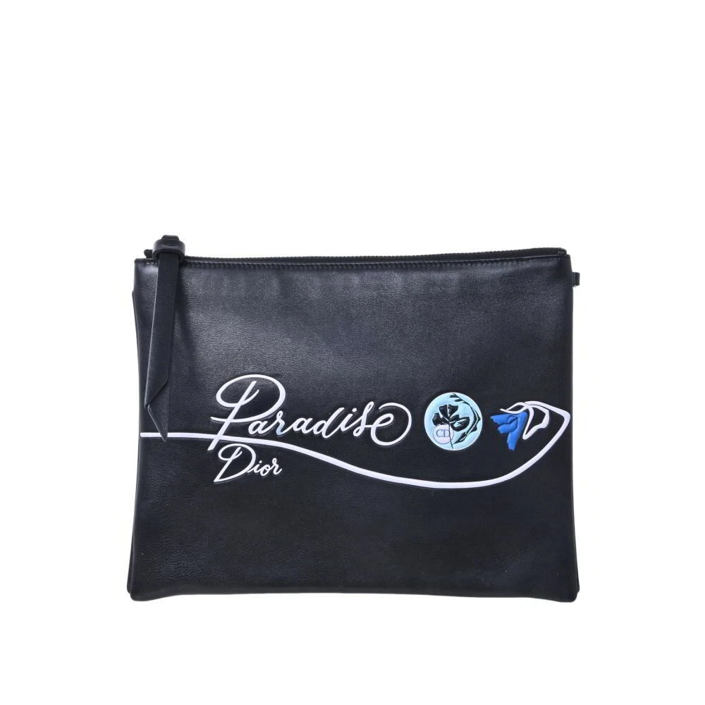 Sac pochette Dior Paradise cuir noir taille unique authentique