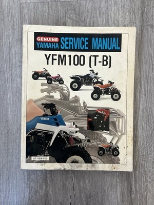 GENUINE YAMAHA SERVICE MANUAL YFM 100 (T-B) LIT-11616-YF-10
