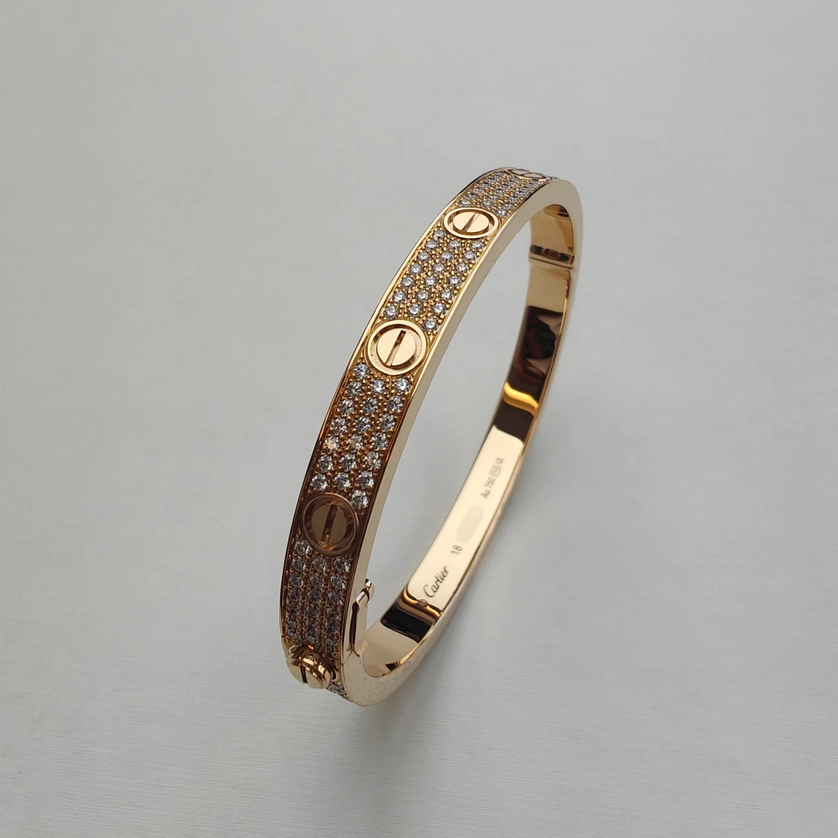 Cartier Diamond Rose Gold Fine Bracelets for sale | eBay
