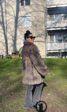 Saga Blue Frost Fox Fur Coat