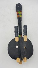 African Calabash Black Gourd Guitar Cora Musical Instrument Decor 23  