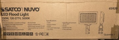 Satco Nuvo Led Flood Light 65/620 NEW
