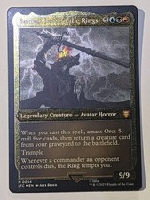 sauron lord of the rings mtg card Sauron, the Dark Lord (Borderless Poster) [The Lord of the Rings: Tales of  Middle-Earth] main image 1