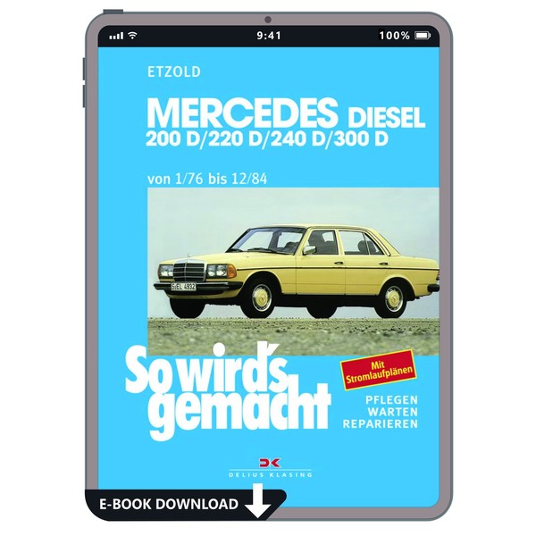 Mercedes-Benz Typ W123 1976-1984 So Wird's Gemacht Reparaturhandbuch E-Book PDF-image