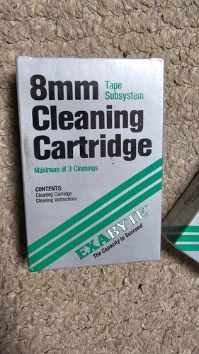 EXABYTE 8MM VIDEO8 HI8 D8 DIGITAL8 DATA8 HEAD CLEANING CLEANER CLEAN TAPE BR NEW