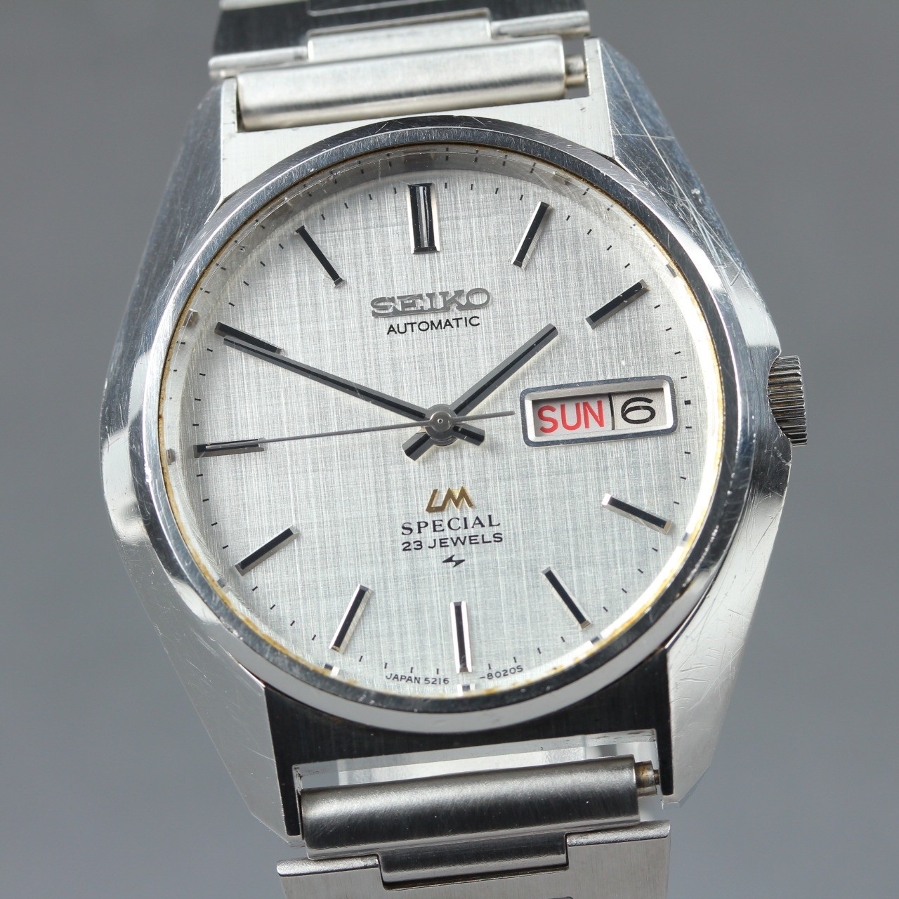 [Near MINT] Seiko Lord Matic 5216-8020 Silver Dial 23J Automatic Men's Watch