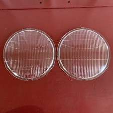 1932 1933 1934 Ford Vintage Headlight Headlamp Lens Pair Nors