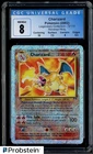 2002 Pokemon Legendary Collection #3 Charizard Reverse Holo Foil CGC 8 NM-MT