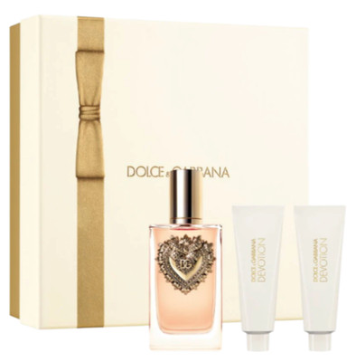 Dolce & Gabbana Devotion Eau De Parfum 3.3 oz + Gel & Lotion 3 Pcs Set For Women