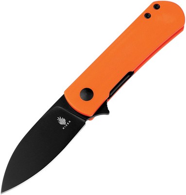 Kizer Cutlery Yorkie Linerlock Orange G10 V3525A2 2.5'' Nitro V Folding Knife
