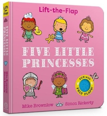 Mike Brownlow Five Little Princesses (Kartonbuch) Five Little