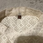 Men's Beige Embroidered Kurta Tunic Size 44 Cotton Chiffon Long Sleeve — photo 4