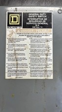Square D 30 Amp 240-Volt 2-Pole Fused Indoor General Duty Safety Switch