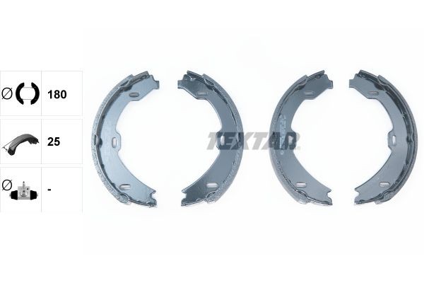 Textar Bremsbackensatz, Feststellbremse 91058900 FüR MERCEDES-BENZ-image