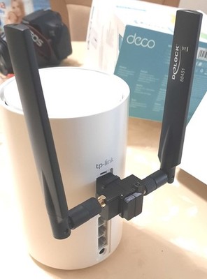 Fix for the external antenna adapter on TP-Link Deco X2 - PLA Custom Made - PLA