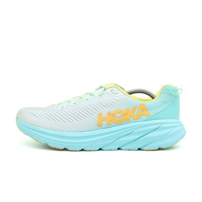 Hoka One Herren Rincon 3 Sportschuh Blau/Gelb/Türkis Mesh Laufschuhe EU 47 1/3