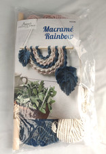 New Annie's Creative Girl Craft Macrame Rainbow kit Boho, Gypsy decor