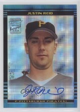 2002 Bowman Chrome X-Fractor Justin Reid #387 Auto 0i1r