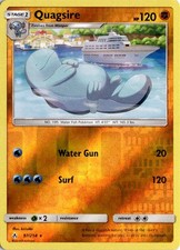QUAGSIRE 97/214 R UNBROKEN BONDS POKEMON REVERSE HOLO LP