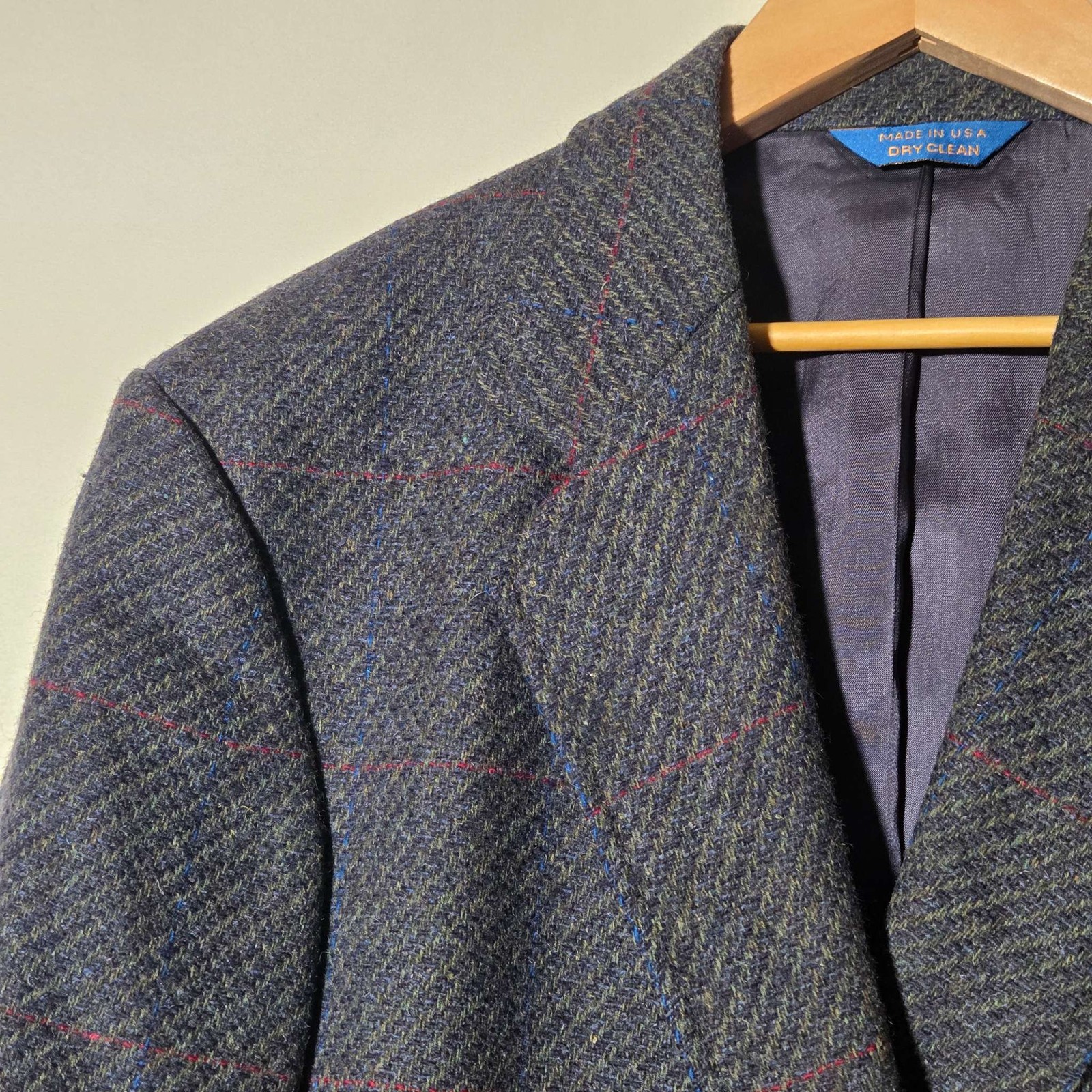 Pendleton Wool Blazer Size 42 Gray Jacket Plaid P… - image 8