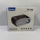Woohug VF-240 Portable Mini Projector 1080p Supported Home Theater HDMI USB New