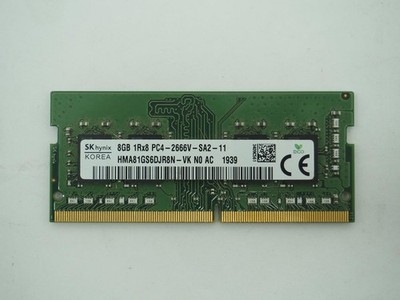 SK HYNIX 8GB PC4-2666V Laptop Ram / SO-DIMM Memory - HMA81GS6DJR8N -VK N0 AC