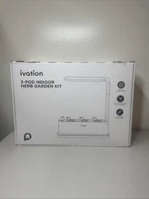 Ivation 3-Pod Indoor Hydroponics Growing System Kit w/ LED Grow Light