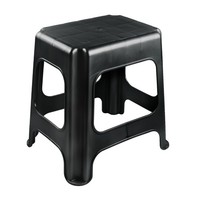 Keeeper Maxi-Hocker, Polypropylen, Grau/Graphit, 41 X 33,5 X 42,5 Cm