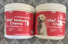 2 Aller Immune Chews Gut Health For Dogs Chicken Flavor 120 Soft Chews Exp 03/25