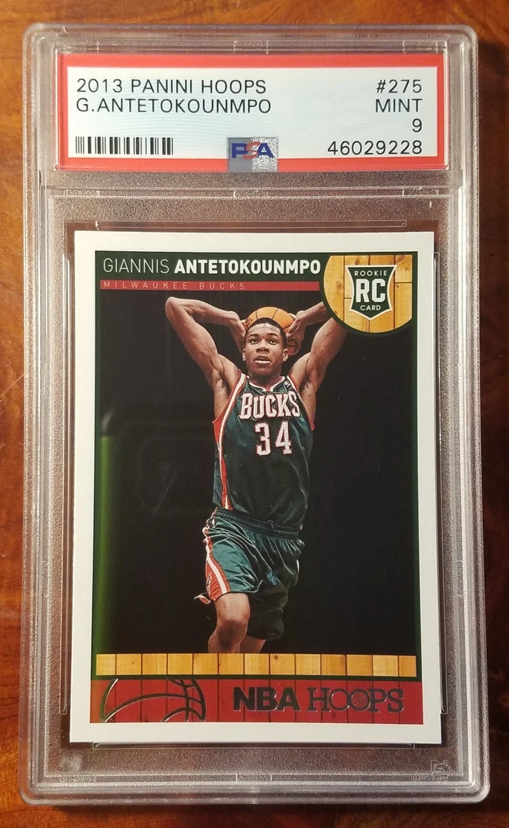 Giannis Antetokounmpo Basketball Grade 9 Rookie Sports Trading