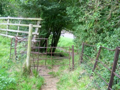 Foto 6x4 Kissing Gate, Heytesbury Das küssende Tor erlaubt Spaziergängern zu gai c2009