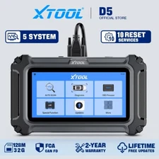 XTOOL D5 USED Diagnostic Tool 5 Sytem OBD2 SCanner Code Reader FCA 10+Function