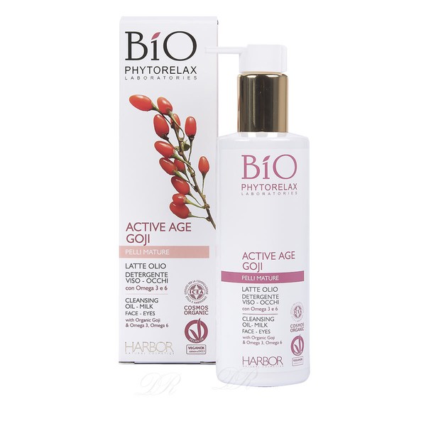 Phytorelax Bio Active Age Goji Reinigungsmilch Mit ÖL 200 Ml-image