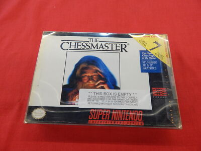 Nintendo Super Nintendo game The Chessmaster with Box  Rental