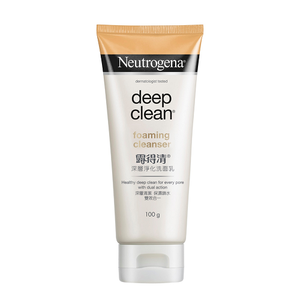 neutrogena deep clean cream to foam cleanser