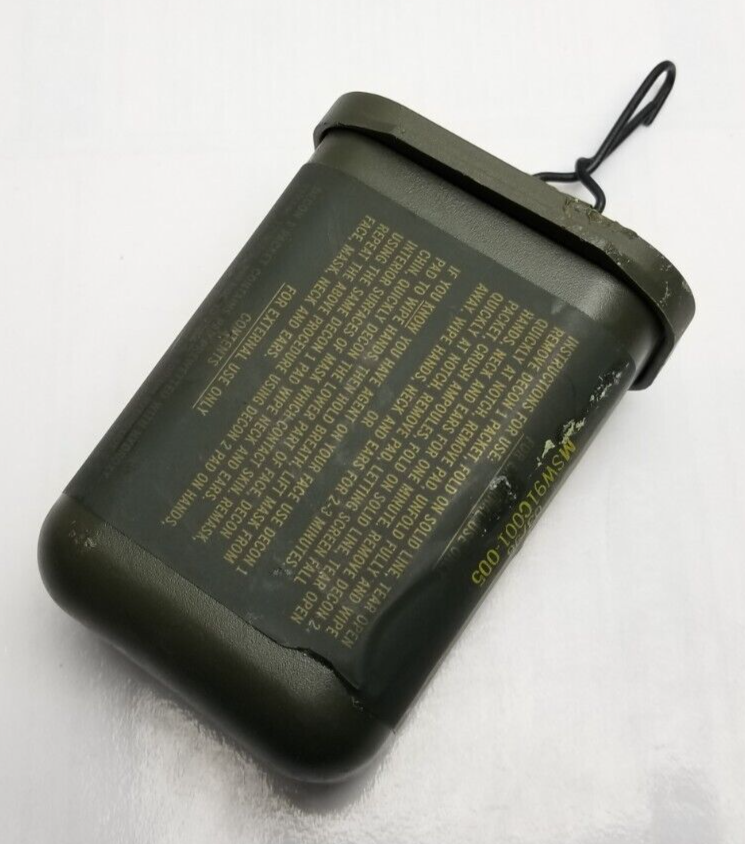 USGI Military Army Decontamination Kit M258A1 - Empty Plastic