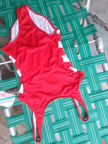 Nwt Vtg 80s 90s Jrs Swimsuit 9 Lifeguard Red Ebay