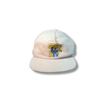 Vintage Kentucky Wildcats Corduroy Hat Snapback White Pink Faded Cap