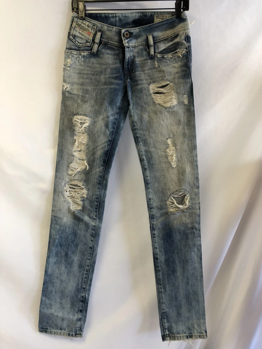 Jean droit Femme Diesel Mod le Matic 100 Coton Taille w24 couleur Bleu Neuf