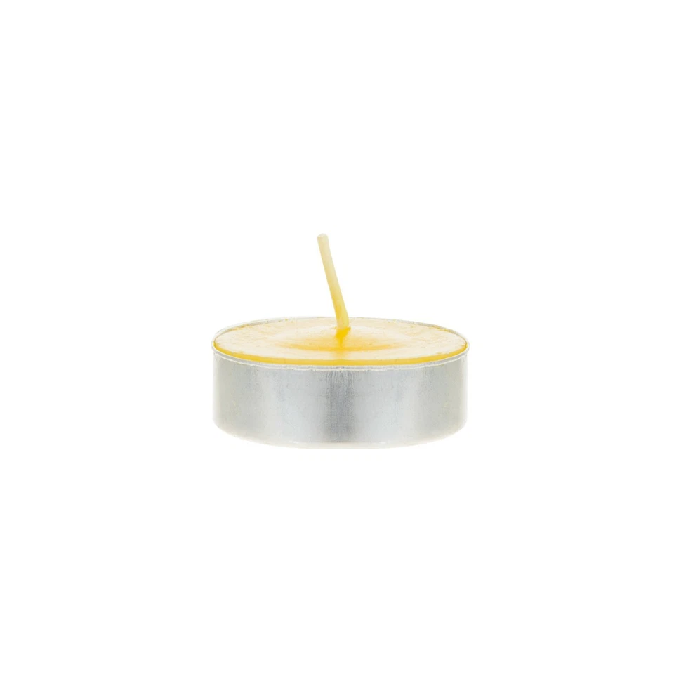 Mega Candles - Citronella Scented Tea Light Candles - Yellow, Set of 100 - Image 4 of 4