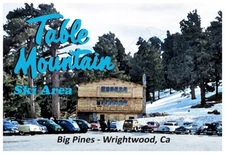 Table Mountain Ski Area: Big Pines - Wrightwood Ca. - Vintage-Style Poster