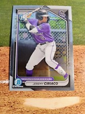 2024 Bowman Chrome Prospects #BCP165 Jeremy Ciriaco