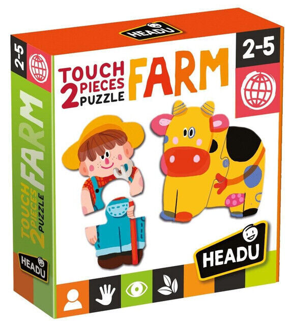 Headu – 2 Pieces Puzzle Touch Farm