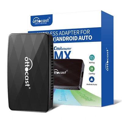 Ottocast Wireless Android Auto/CarPlay 3 in 1 Adapter für Wired Carplay Airplay