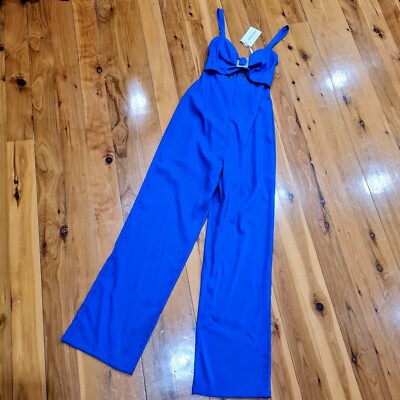 Women's size 6 'FRESH SOUL' Gorgeous royal blue Fengari jumpsuit - BNWT RRP $160