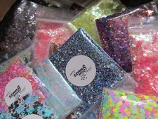 15 bags Glitter mixes for nail art Bundle