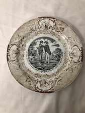 LAVENO PIATTO GIRO ELETTORALE S.C. ITALIANA - POSTO DI GUARDIA CACCIA - VINTAGE